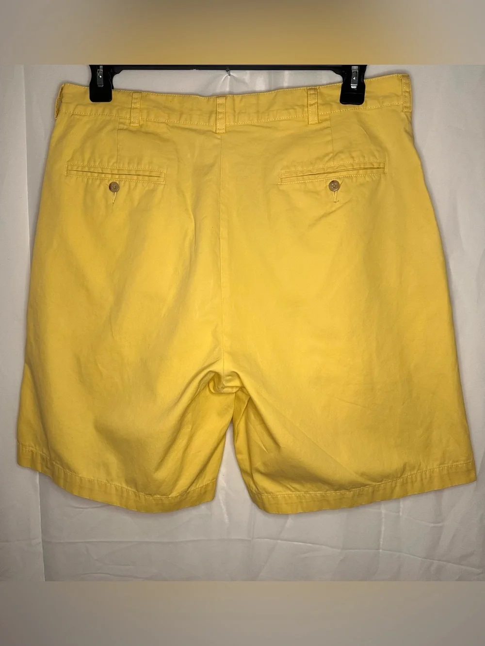 Polo Ralph Lauren Yellow Pleated Chino Shorts Cotton 36 Grandpacore Golf Tennis